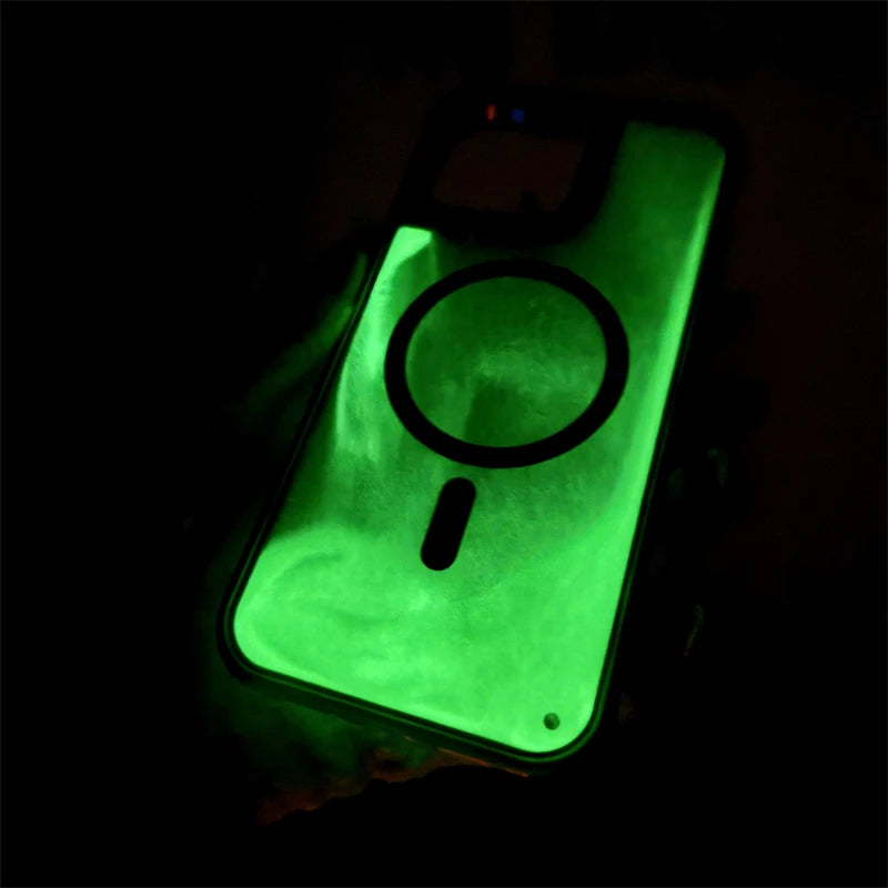 AirGLowCase – Magnetic Liquid Quicksand Case